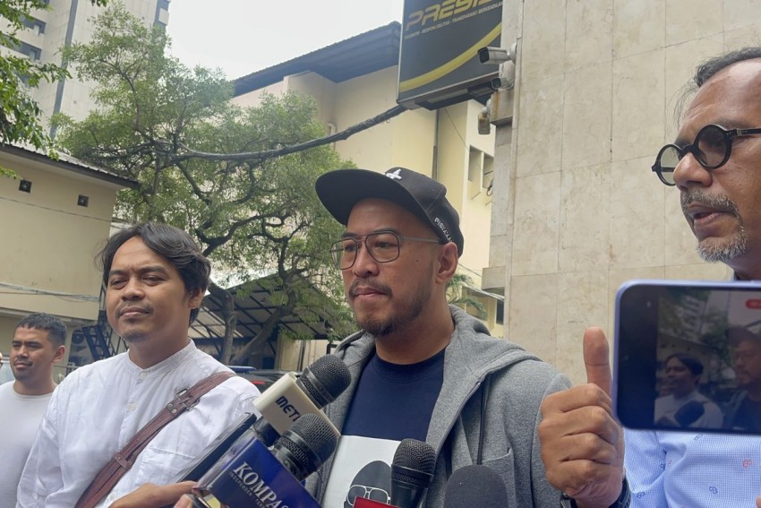 Pandji Pragiwaksono Sambangi Polda Metro Jaya Terkait Klarifikasi Materi Stand Up Mens Rea