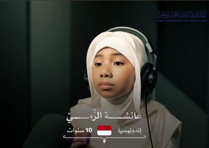 Hafizah Asal Malang, Aisyah Ar-Rumy Wakili RI di Final Quran Award Dubai