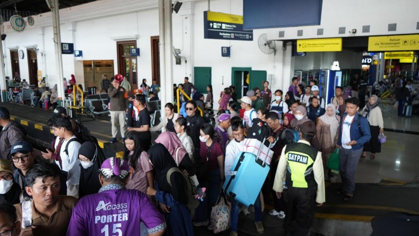 Lima Juta lebih tiket Kereta terjual selama 22 hari Angkutan Lebaran 2026