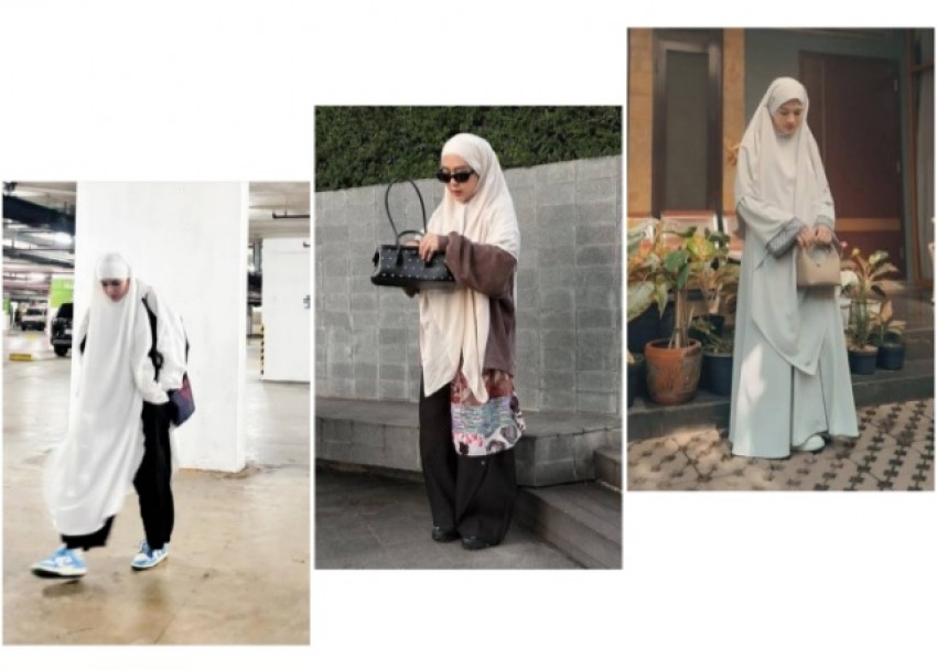 Tanpa Ribet Peniti, Khiban Jadi Gaya Hijab Favorit Ukhti-Ukhti Kalcer