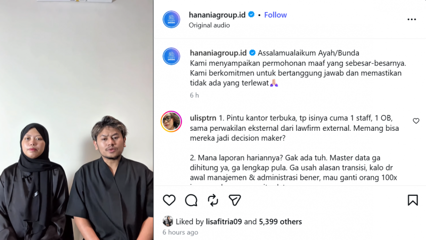 Owner Hanania Travel Muncul ke Publik, Jamaah Tagih Transparansi Skema Refund