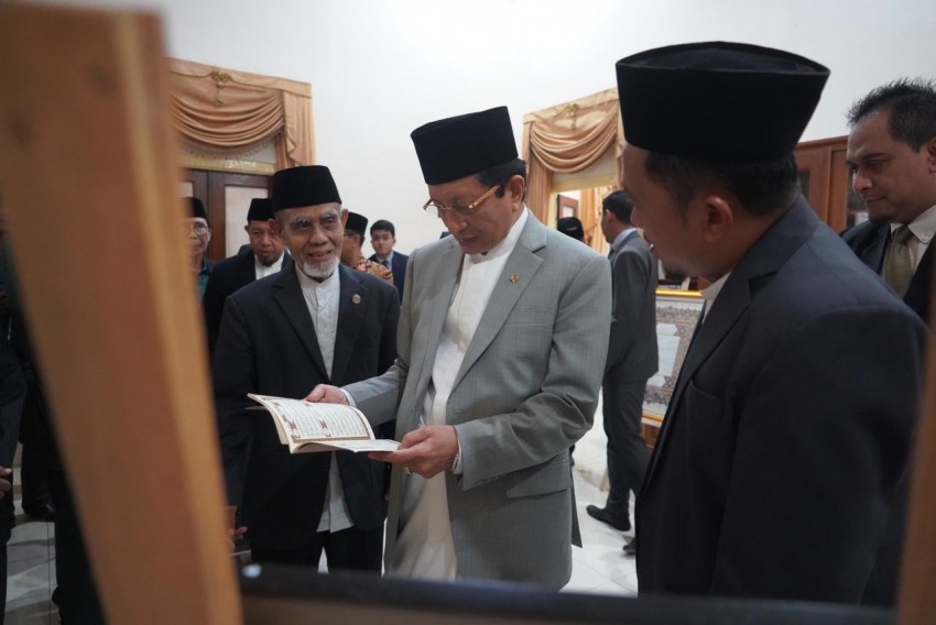Menteri Agama Kunjungi Gontor, Mushaf Khusus Pesantren Segera Ditashih