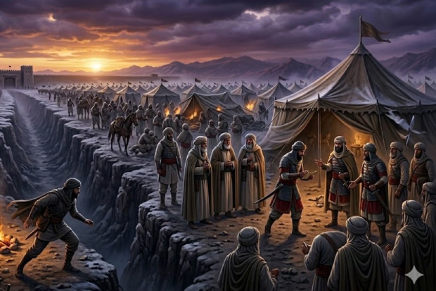 Operasi Intelijen Nuaim bin Masud: Pecahnya Kongsi Pasukan Ahzab di Balik Parit