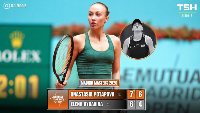 Aduh Si Cantik Rybakina Ditumbangkan Potapova, Coco Gauff Juga Ikut Tersingkir dari Mutua Madrid Open, Tinggal Sabalenka Bintangnya