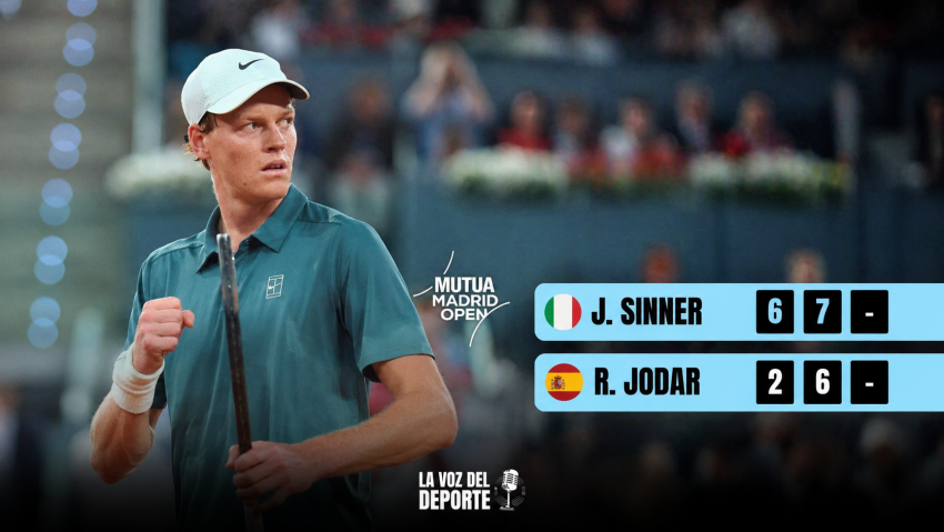 Jannik Sinner Akhirnya Hentikan Mimpi Rafael Jodar di Madrid Open dan Lolos Semifinal