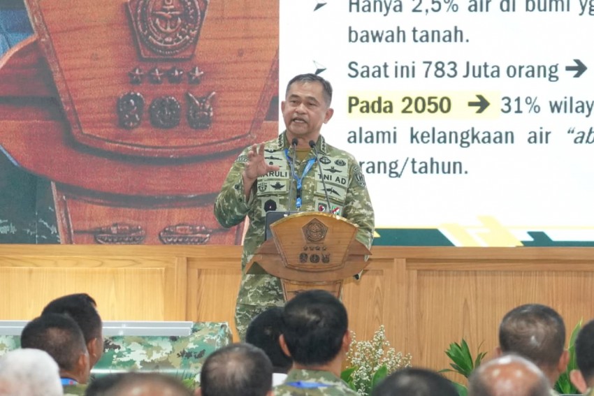 Dari Air Bersih hingga Jembatan, Kasad Ungkap Capaian Program TNI AD di Apel Dansat