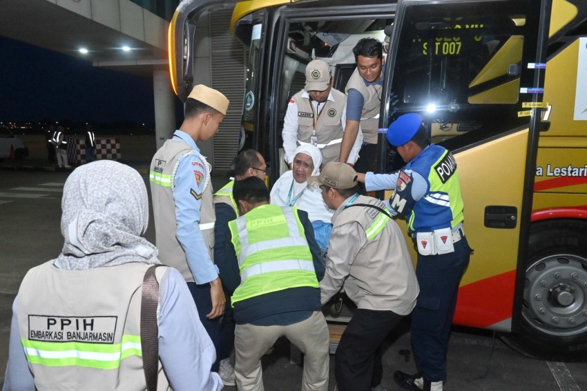 Lanud Sjamsudin Noor Pastikan Keberangkatan Haji Kalsel Berjalan Tertib