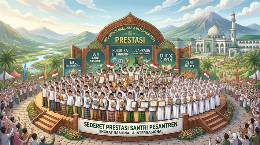Santri Tak Lagi Identik Ngaji, Prestasi Akademik hingga Inovasi Melesat