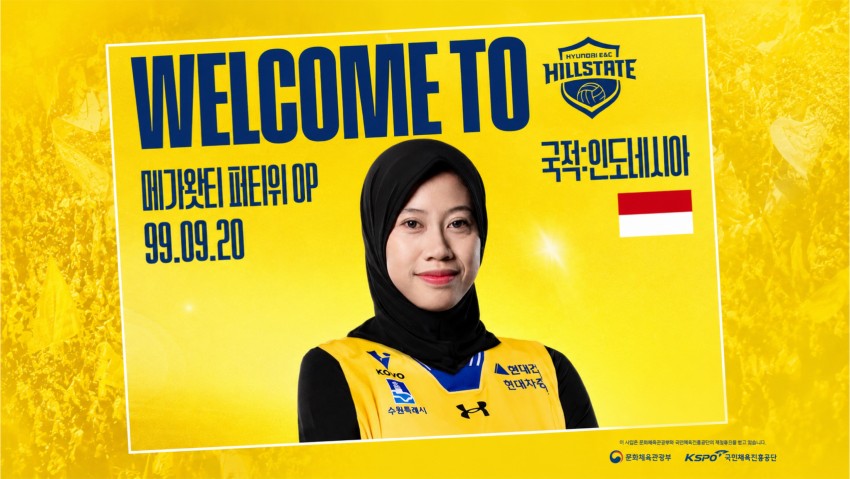 Megawati Hangestri Kembali ke Korea, Resmi Jadi Pemain Hyundai Hillstate