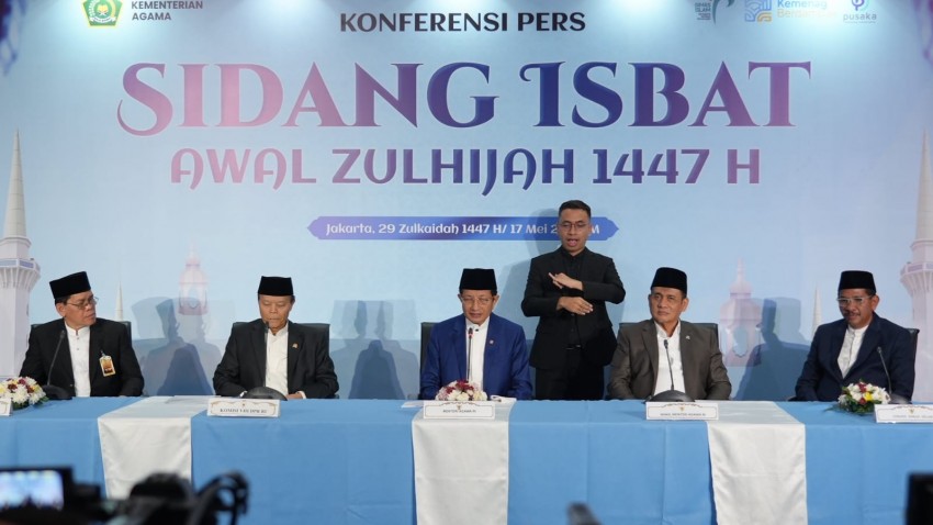 Pemerintah Resmi Tetapkan 1 Zulhijah 1447 H Jatuh pada 18 Mei 2026, Idul Adha 27 Mei 2026 dan Semua Ormas Islam Sepakat