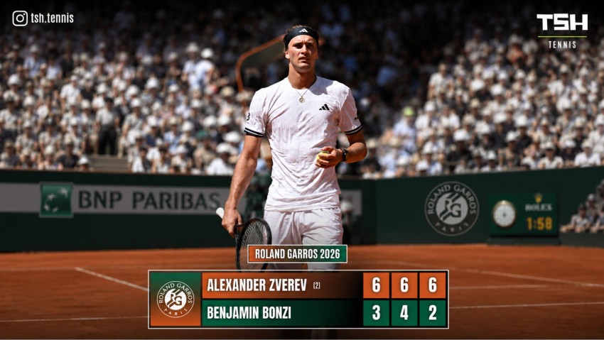 Zverev Sukses Memulai Perburuan Gelar Grand Slam Pertama dengan Performa Dominan di Roland Garros