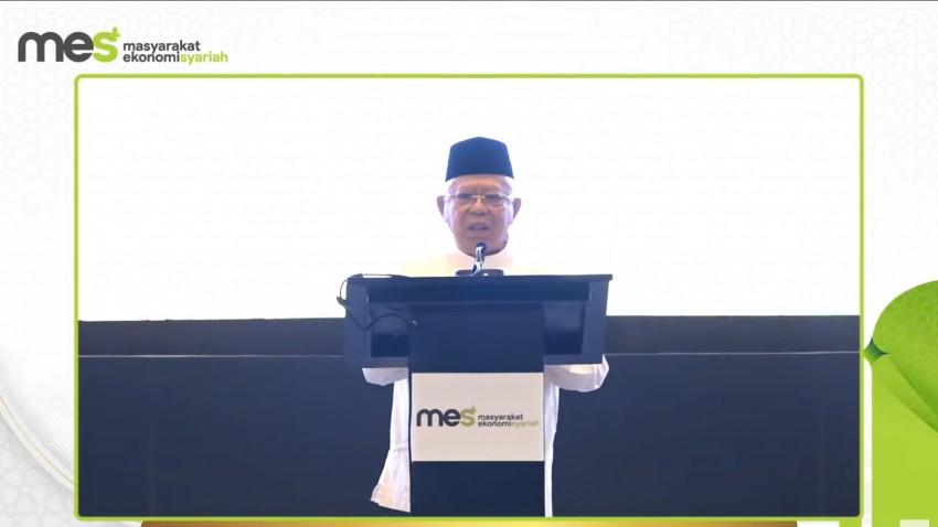 Ma'ruf Amin: Ekonomi Syariah RI Harus Jadi Nomor Satu Dunia
