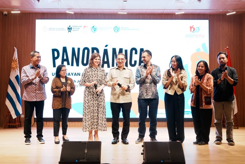 Indonesia-Uruguai Perkuat Diplomasi Budaya Lewat Pameran Seni Panoramica di Galeri Nasional