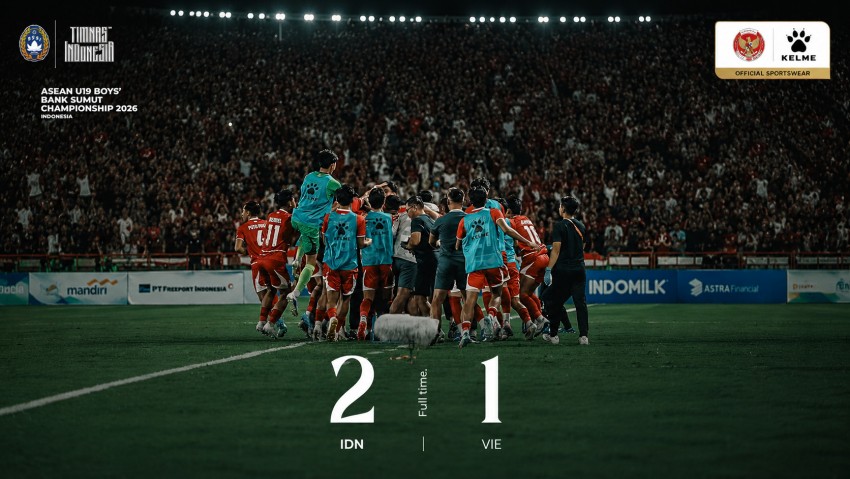 Indonesia Kudeta Vietnam dari Puncak Grup A, Gol Penalti Evandra Antar Garuda Muda ke Semifinal
