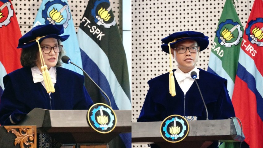 ITS Kukuhkan Lima Profesor Baru, Sokong Kemajuan Pendidikan Indonesia