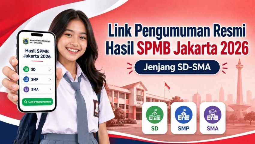 SPMB DKI Jakarta Dibuka, Daya Tampung Sekolah Negeri Capai 228.163 Murid Lewat 4 Jalur