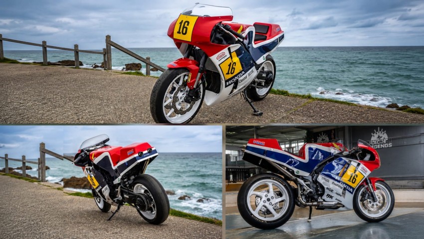 Motor Mirip Honda Hornet RC30 Gemparkan Festival Biarritz