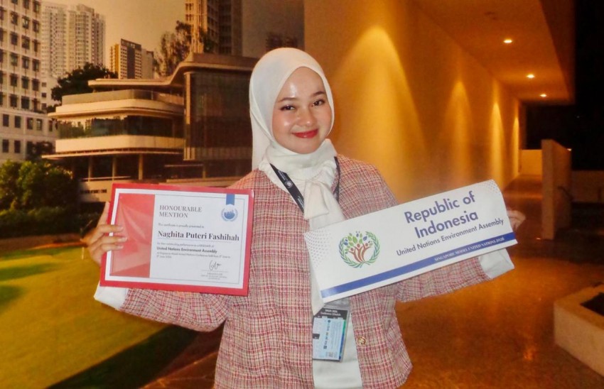 Naghita Puteri Harumkan Universitas Brawijaya lewat Prestasi di Singapore Model United Nations 2026