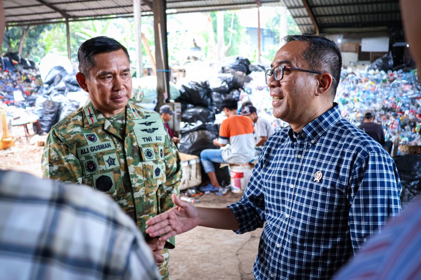 Lanud Halim Perdanakusuma Kembangkan Pengelolaan Sampah Berkelanjutan Berkapasitas 100 Ton