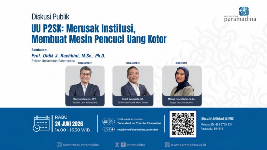 Indonesia Bisa Dikucilkan Dunia? Ekonom Sebut UU P2SK Buka Jalan Investor Hitam dan Dana Ilegal