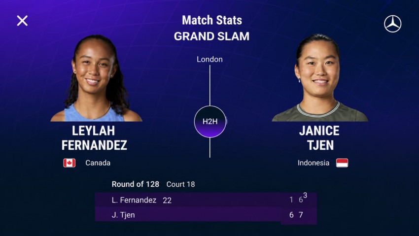 Janice Tjen Menangi Debut Wimbledon dan Singkirkan Fernandez di Babak Pertama