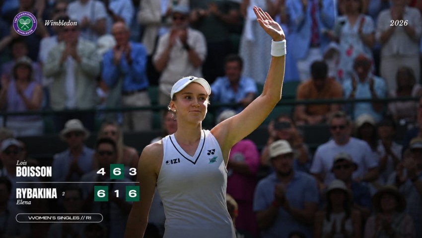 Si Cantik Rybakina Harus Kerja Keras Singkirkan Boisson untuk Melaju ke Babak Kedua Wimbledon
