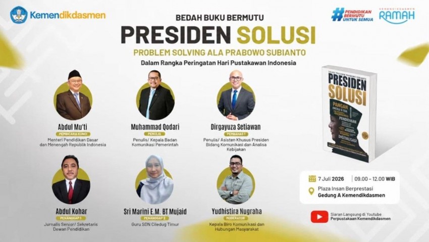 Buku Presiden Solusi: Problem Solving Ala Presiden Prabowo Dirilis, Menawarkan Peta Jalan Menuju Bangsa Maju