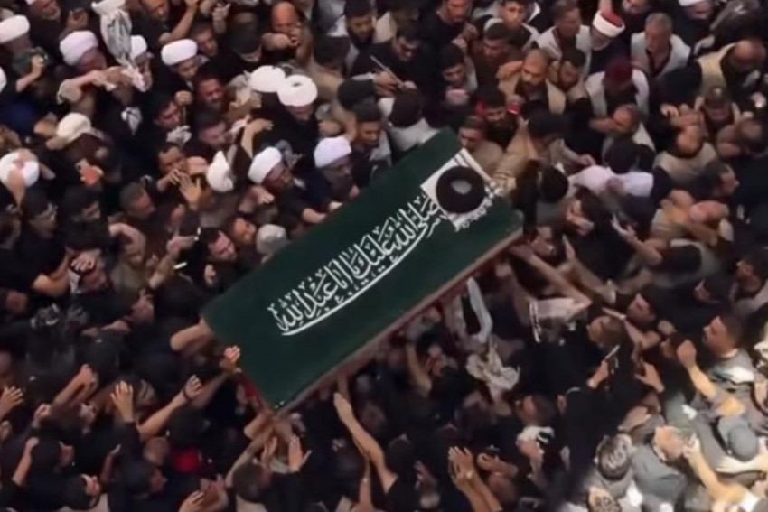 Prosesi Pemakaman Khamenei di Irak Sempat Ricuh, Ribuan Pelayat Berusaha Mendekati Peti Mati