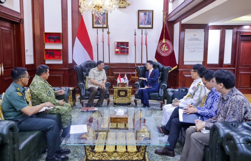 Menhan RI Terima Dubes Korsel, Perkuat Kerja Sama Pertahanan