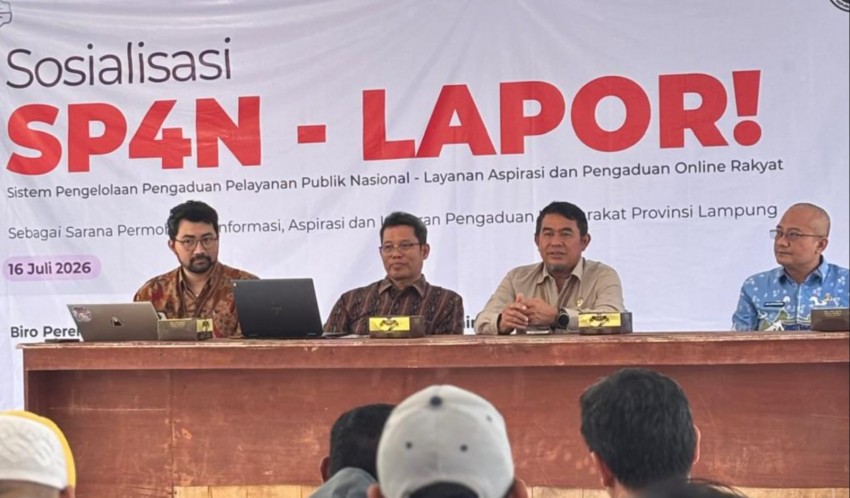 BPJPH Sosialisasikan SP4N-LAPOR! Ke Pelaku Usaha Lampung, Ini Tujuannya