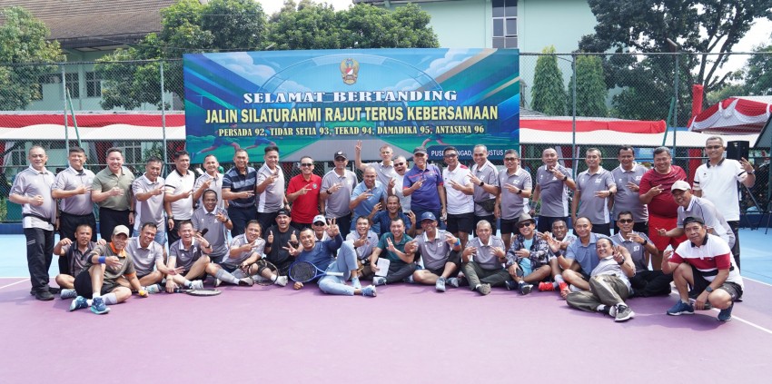 Hadiri Olahraga Bersama Abituren Akmil 1992-1996, Kasad Tekankan Dukung Program Pemerintah