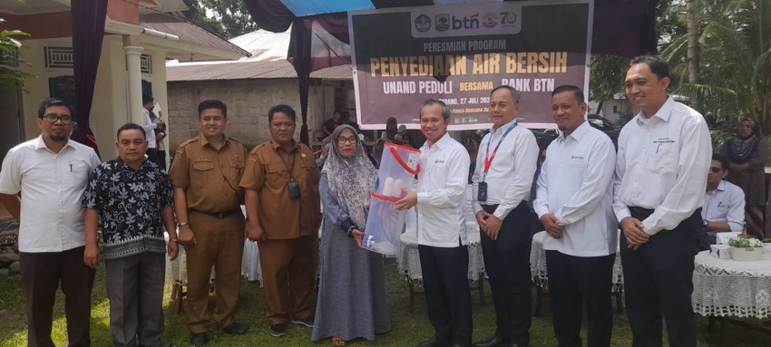 UNAND dan BTN Resmikan Program Air Bersih untuk 300 KK Terdampak Bencana di Padang, Siap Dilanjutkan Bertahap