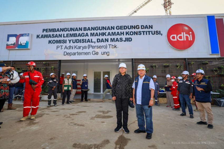 Update IKN: Progres Pembangunan Gedung MK dan Komisi Yudisial Capai 12,42%