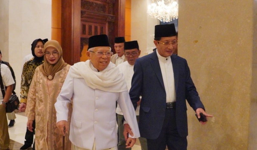 Menag Nasaruddin Umar Sebut Pemikiran KH Ma'ruf Amin Jadi Pilar Moderasi Beragama