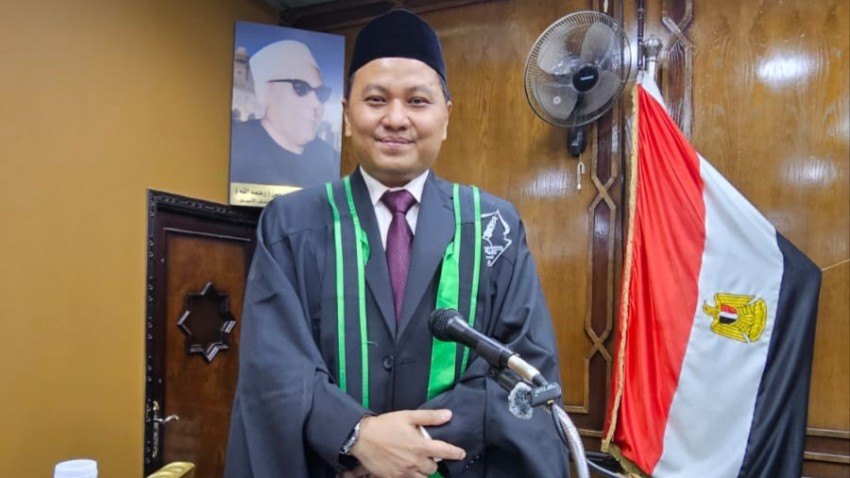 Putra Mandar Berhasil Mempertahankan Disertasi Tarekat Khalwatiyah di Al-Azhar Mesir