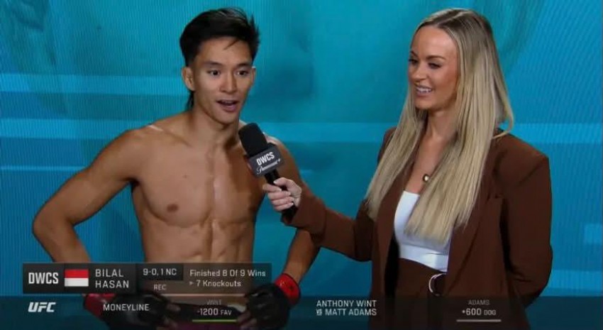 Menang Cuma 45 Detik, Petarung Indonesia Bilal Hasan Langsung Dapat Kontrak UFC