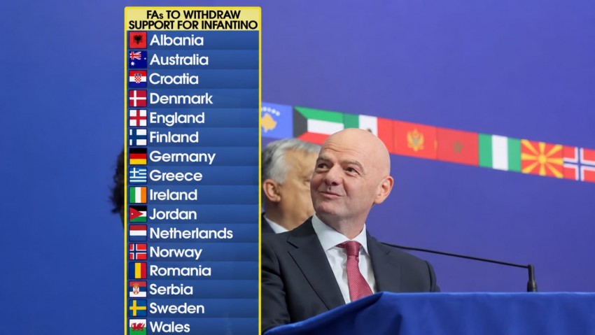 Posisi Presiden FIFA Gianni Infantino Terus Digoyang, Kali Ini FAI Umumkan Tarik Dukungan