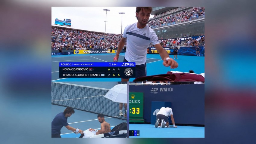 Tirante Kejutkan Djokovic yang Terganggu Fisik di Cincinnati Open Akibat Kepanasan