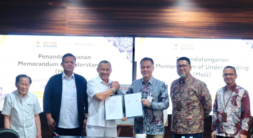 Bank Muamalat dan RS PMI Bogor Perkuat Ekosistem Keuangan Syariah