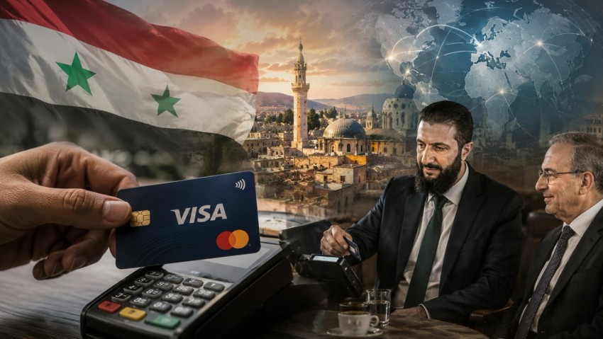 Visa dan Mastercard Mulai Transaksi Kartu Internasional di Suriah