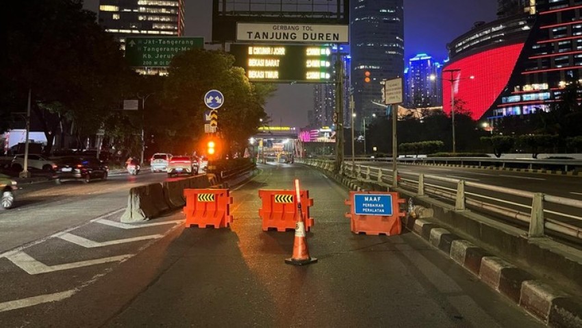 Demo di DPR Meluas, 10 Gerbang Tol Dalam Kota Ditutup Sementara