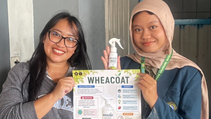 Olah Limbah Keju Mozzarella, Mahasiswa UB Ciptakan Pelapis Alami Buah dan Sayur
