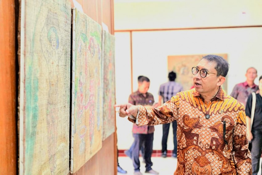 Fadli Zon Tinjau Museum Le Mayeur, Sejumlah Lukisan Butuh Penanganan