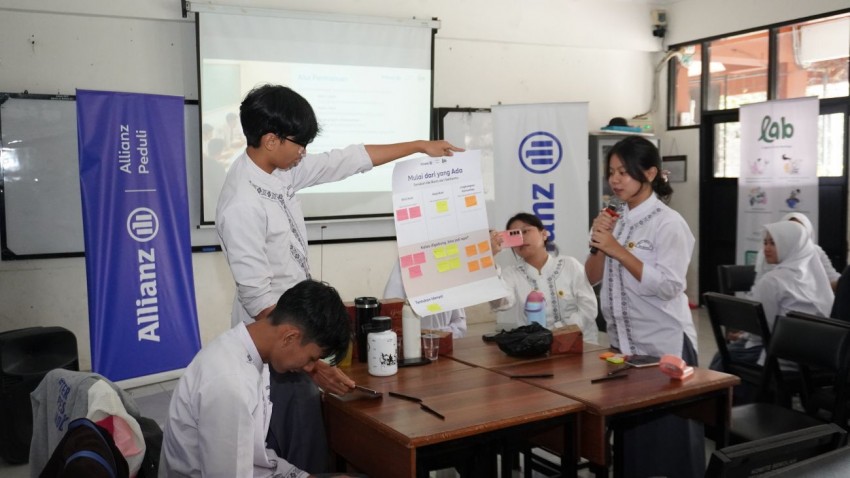 Allianz Bekali Pelajar Hadapi Risiko Keuangan, dari Penipuan hingga Investasi