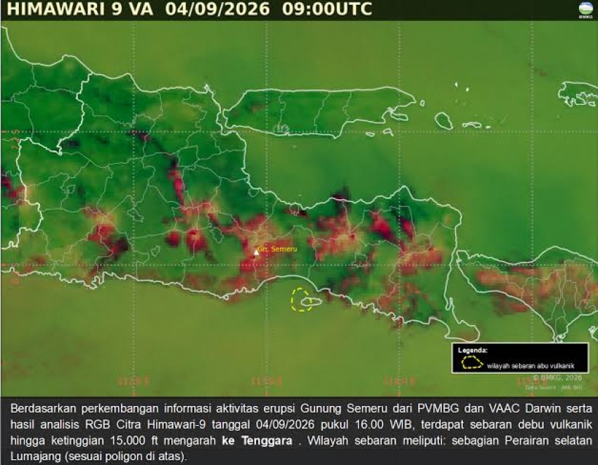 Simak Cara Melindungi Diri dari Sebaran Abu Vulkanik Gunung Anak Krakatau