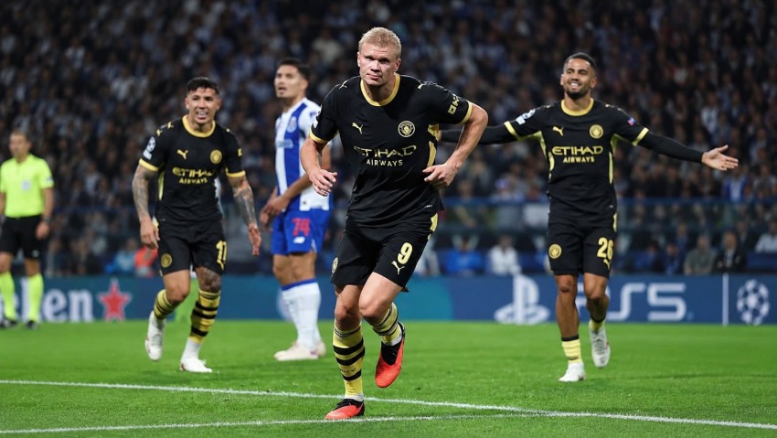 Haaland Bawa Man City Raih Kemenangan 2-0 di Laga Panas Kontra Porto
