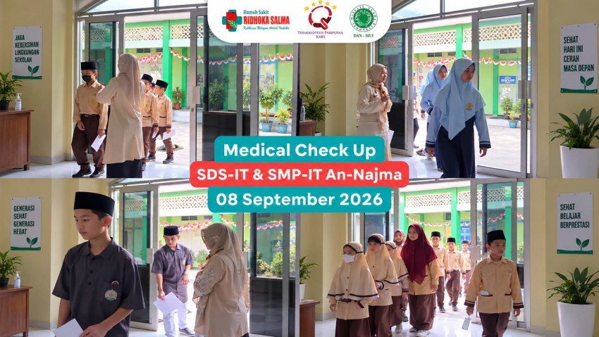 RS Ridhoka Salma Gelar MCU Tahunan, 910 Siswa Ikut Pemeriksaan Kesehatan