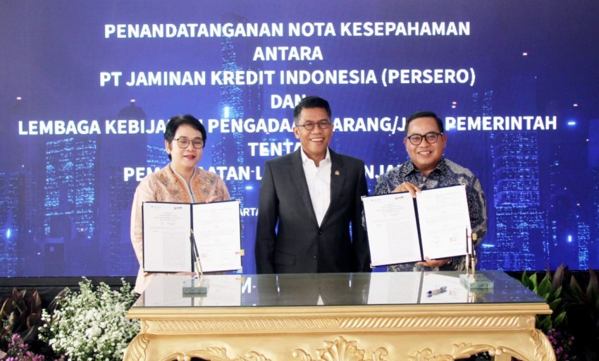 Jamkrindo dan LKPP Teken MoU Penjaminan, UMKM Dapat Akses Lebih Luas