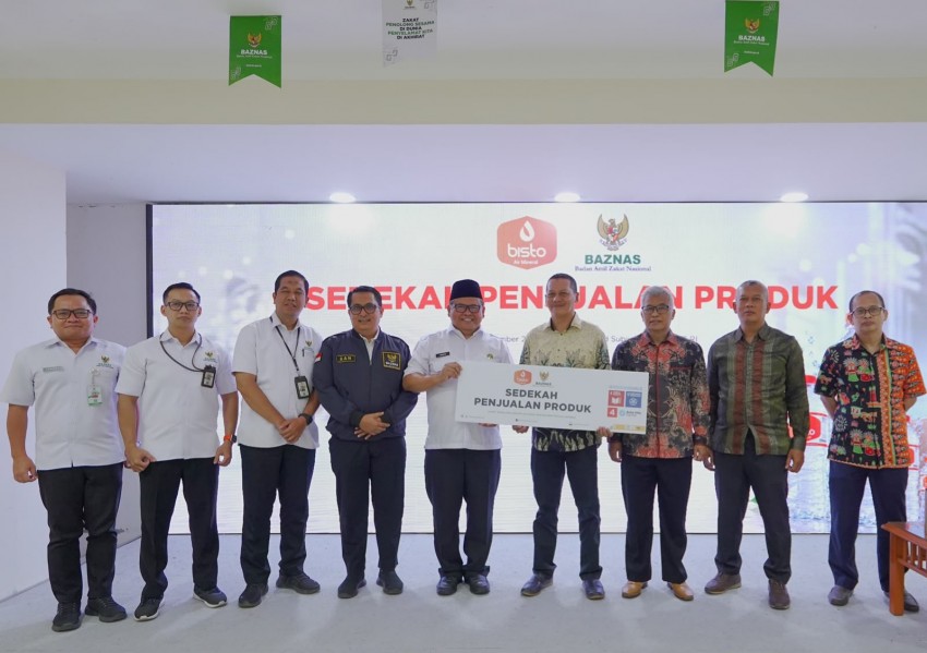 BAZNAS RI dan Bisto Kolaborasi Sedekah, Rp250 dari Tiap Dus untuk Kemanusiaan