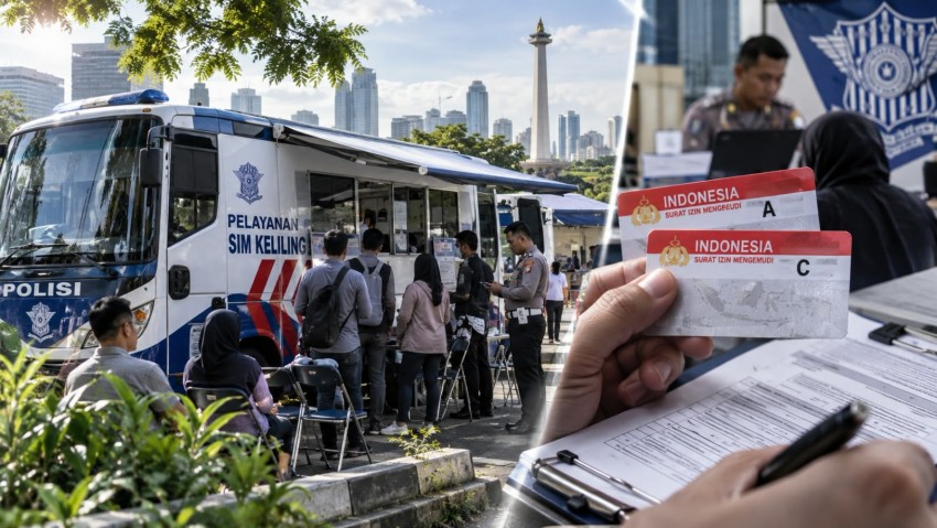 SIM Keliling Jakarta 23 September 2026 Buka di 5 Lokasi, Cek Alamat dan Syaratnya
